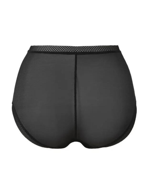 Gossard Glossies Deep Brief Black