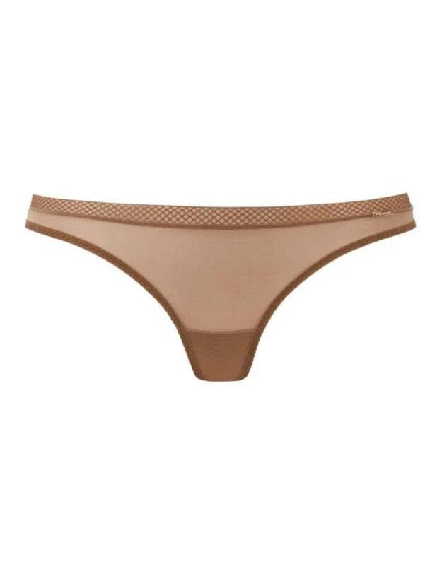 Gossard Glossies Thong Bronze