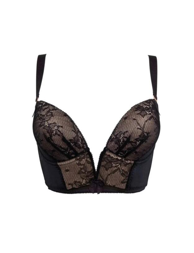 Gossard Retrolution Staylo Plunge Bra Black