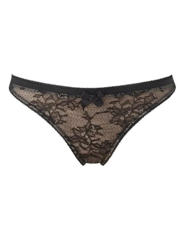 Gossard Retrolution Thong Black