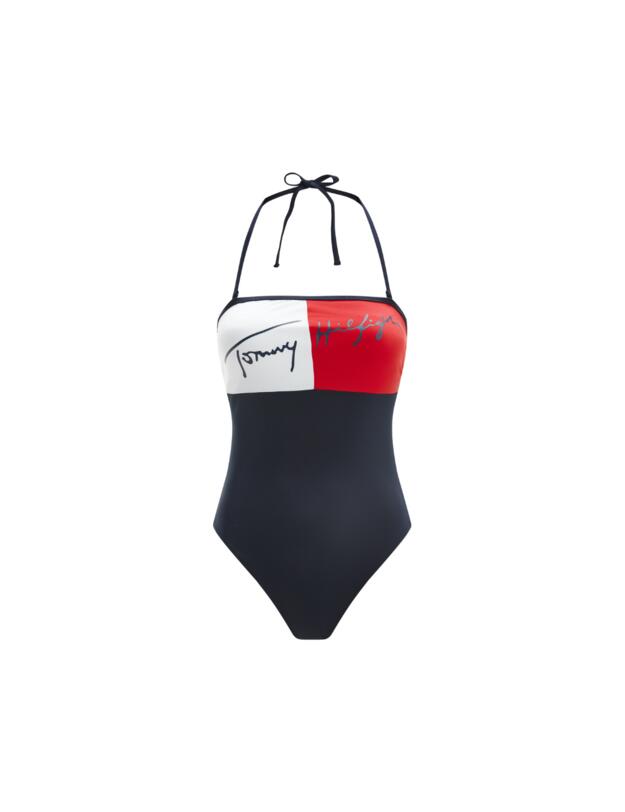 Tommy Hilfiger True Tommy 2.0 Bandeau One Piece Desert Sky 