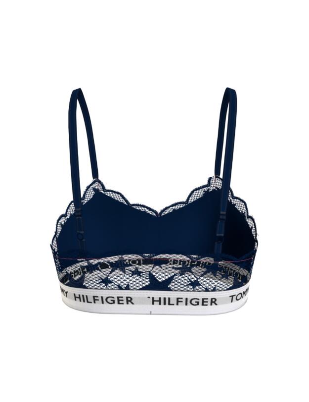 Tommy Hilfiger Tommy 85 Star Lace Non-Wired Push-Up Bra Desert Sky 