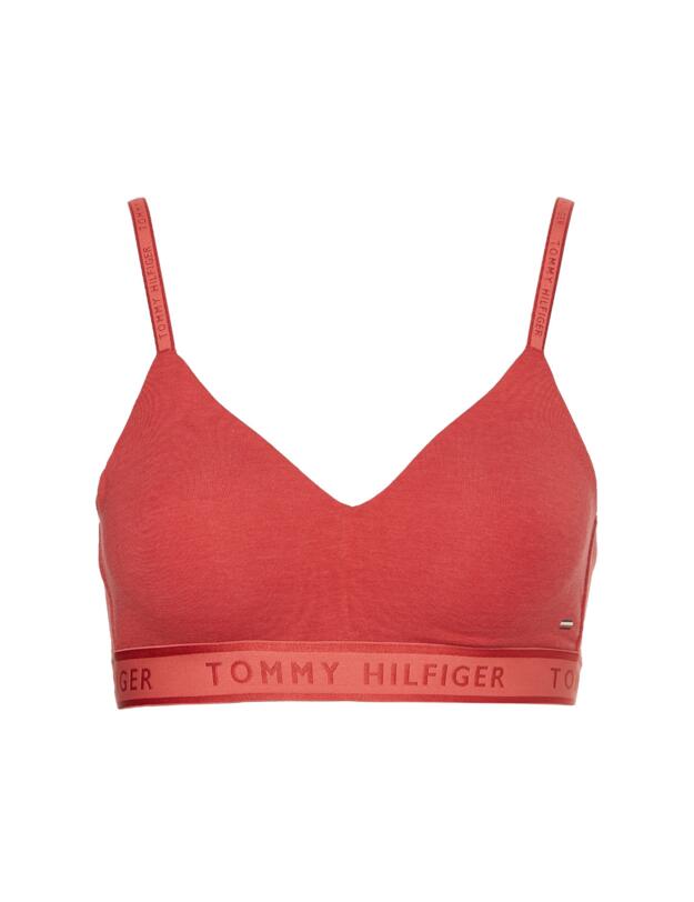 Tommy Hilfiger TH Seacell Lightly Lined Bralette Bra Frosted Cranberry 