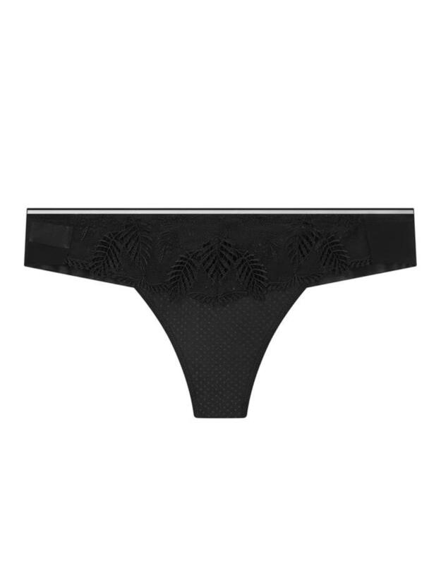 Simone Perele Bloom Tanga Black