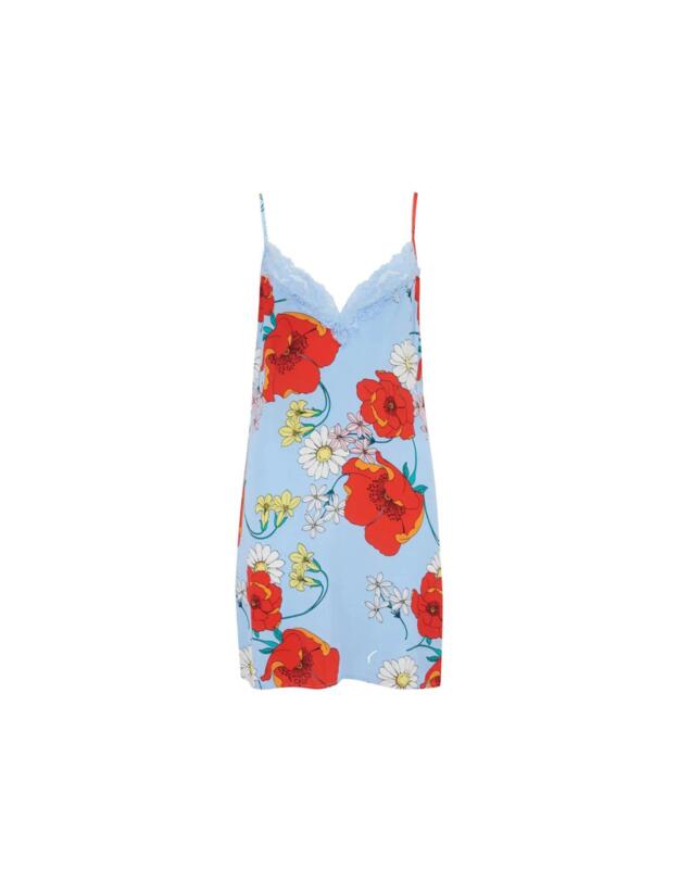 Pour Moi Luxe Woven Chemise Blue Poppy 