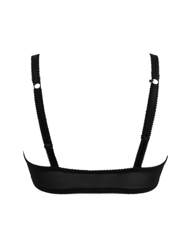 Pour Moi Reflection Front Fastening Bra Black 