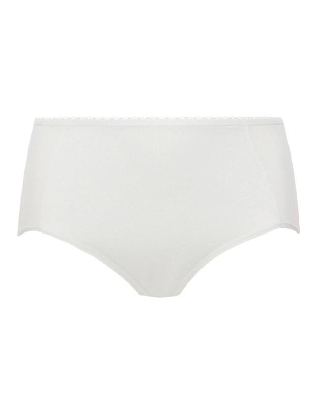 Playtex Cotton Lift Maxi Brief White