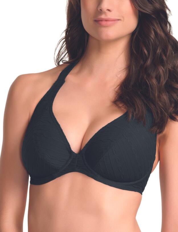 3560 Freya Showboat Halter Bikini Top - 3560 Black