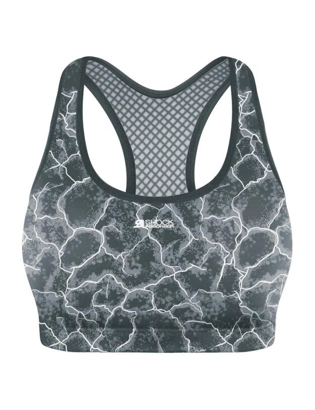 Shock Absorber Active Sports Bra Asphalt Print