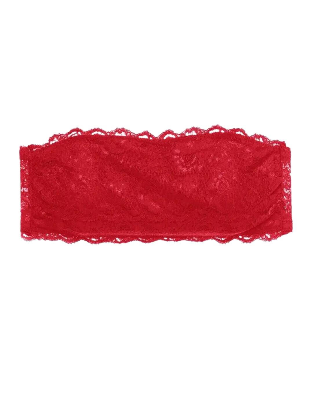 Cosabella Never Say Never Bandeau Bra Mystic Red