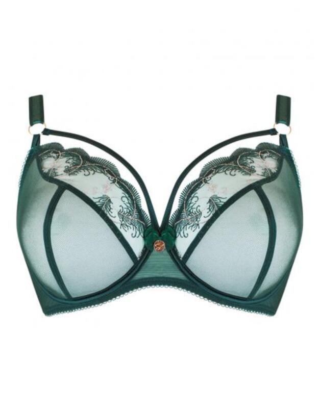  Scantilly Surrender Plunge Bra Emerald