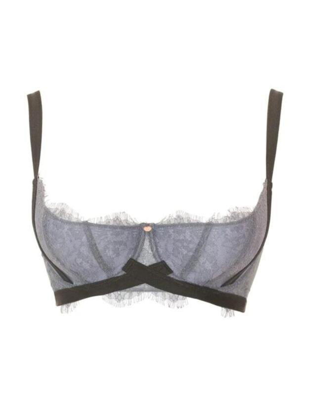 Scantilly by Curvy Kate Captivate Half Cup Bra Slate