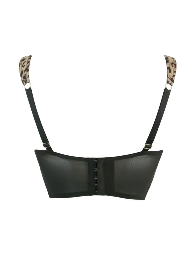 Pour Moi Couture Padded Bustier Leopard