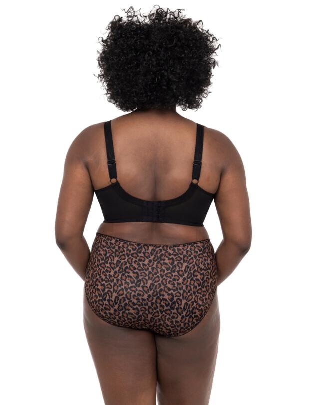 Goddess Kayla Brief Dark Leopard