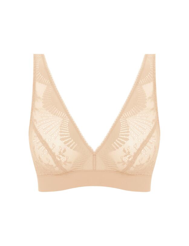 Wacoal Sensu Lace Non Wired Bralette Champagne