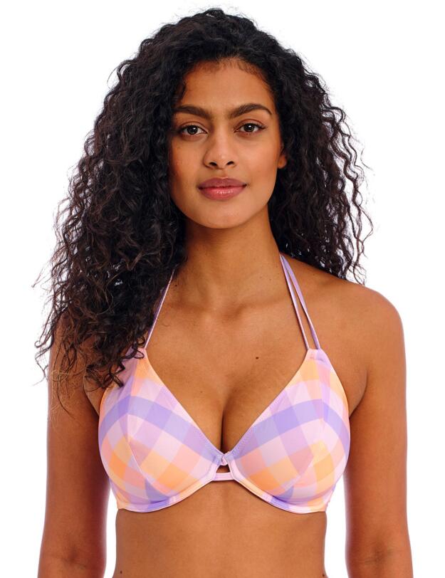 Freya Harbour Island Underwired Halter Bikini Top Sorbet 
