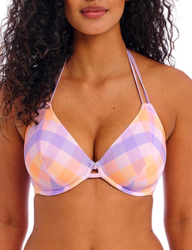 Freya Harbour Island Underwired Halter Bikini Top Sorbet 