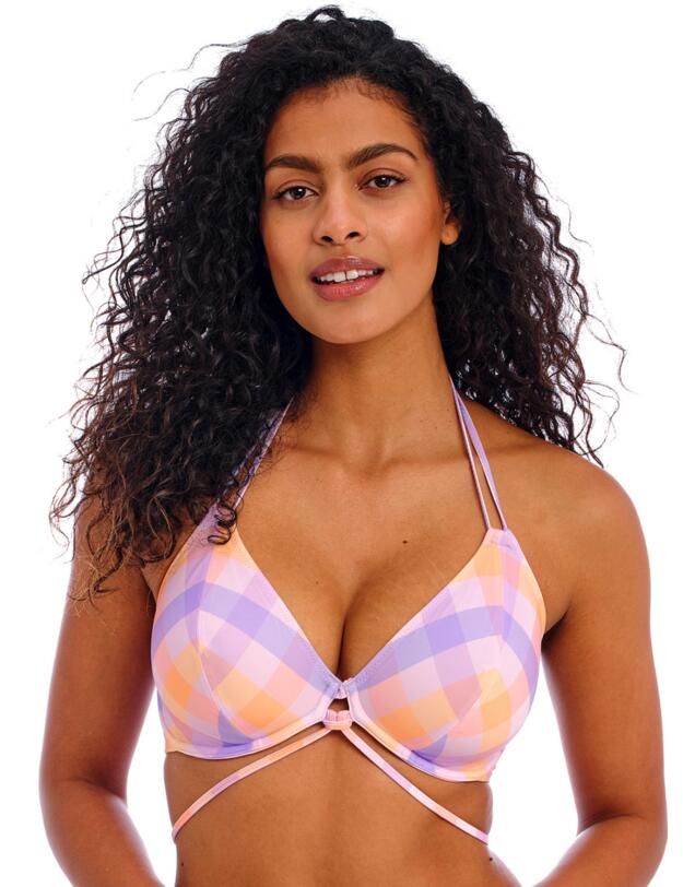 Freya Harbour Island Underwired Halter Bikini Top Sorbet 