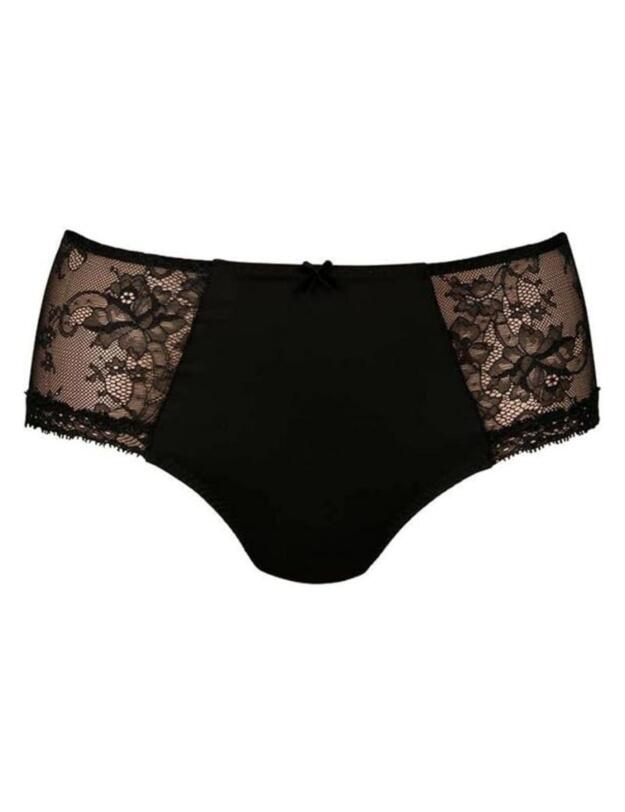 Rosa Faia Abby High Waist Briefs+ Black 