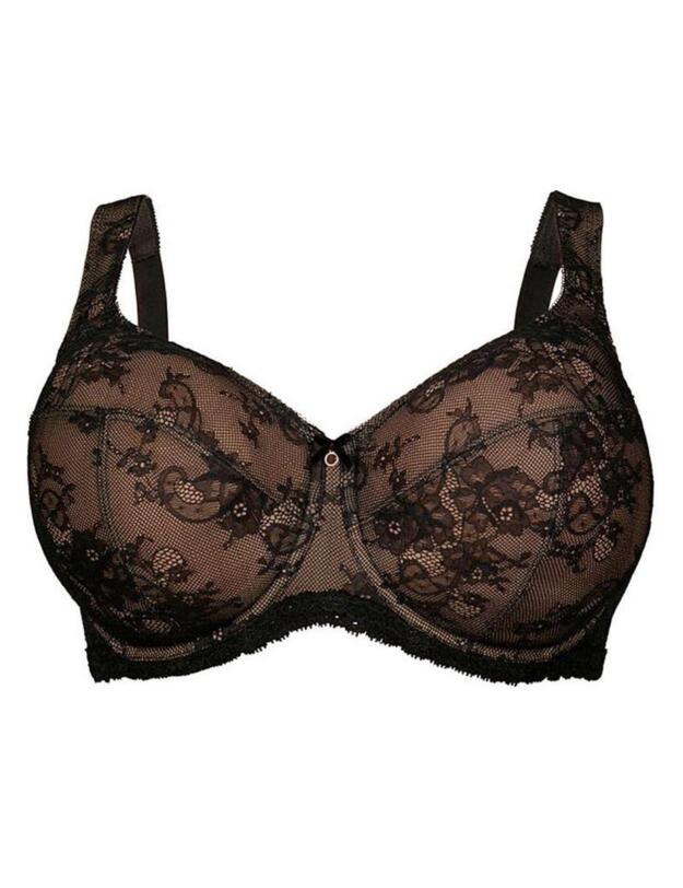 Rosa Faia Abby Underwired Full Cup Bra Black 