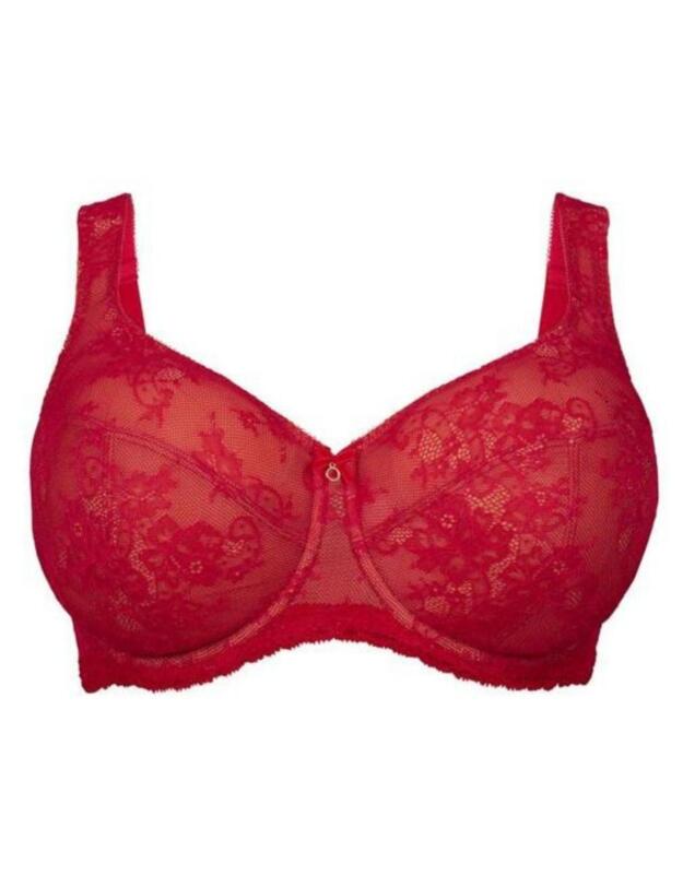 Rosa Faia Abby Underwired Full Cup Bra Cherry 
