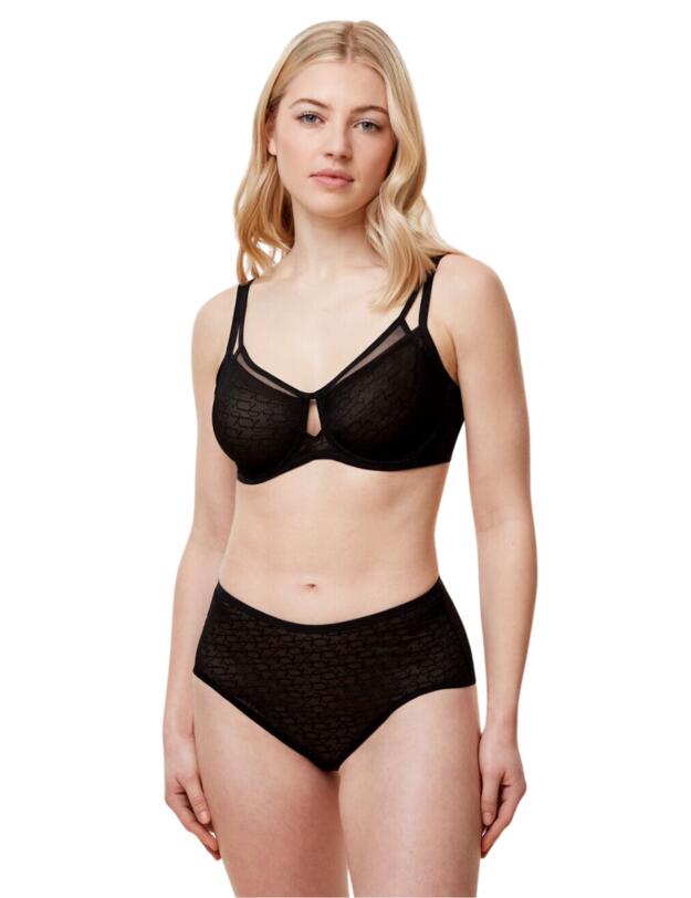 Triumph Signature Sheer Maxi Briefs Black