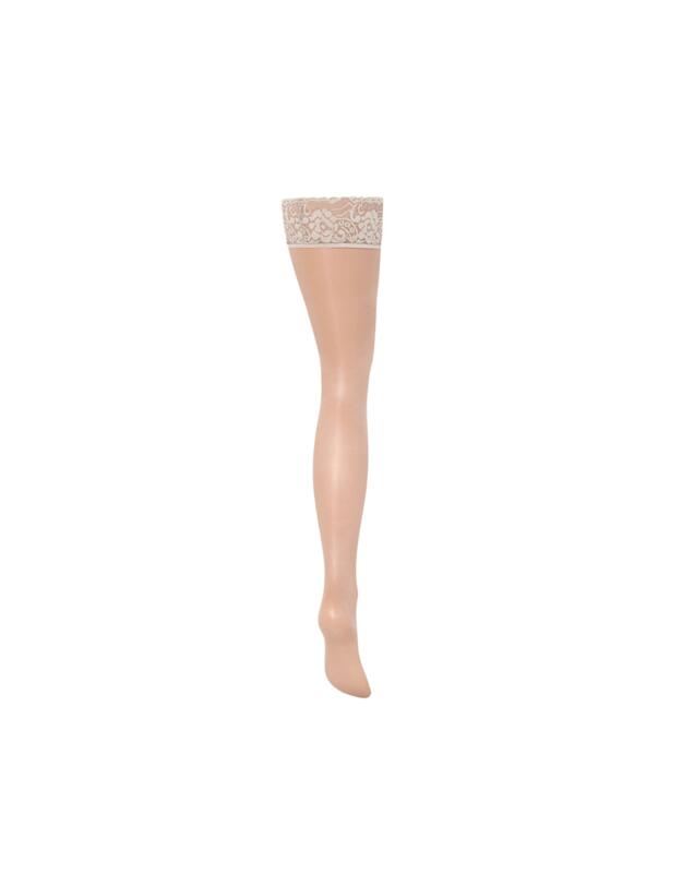 Bluebella Lace Top Hold Ups Champagne