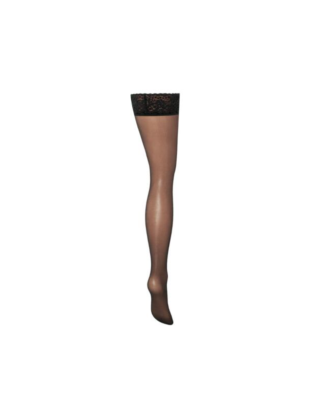 Bluebella Lace Top Hold Ups Black 
