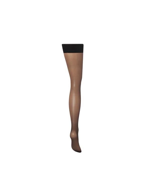 Bluebella Plain Top Hold Ups Black