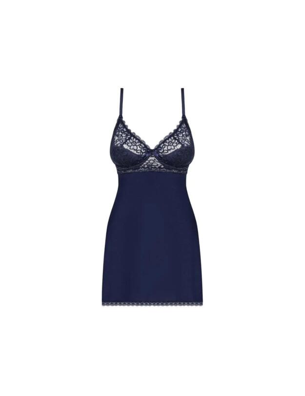 Obsessive Drimera Babydoll & Thong Set Blue