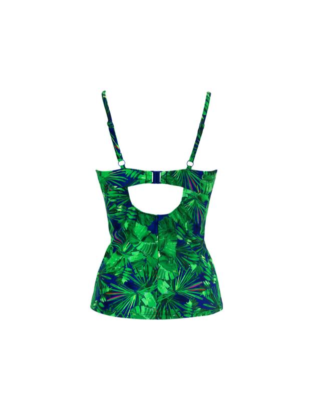 Pour Moi Pacific Beach Tankini Top Navy Fern