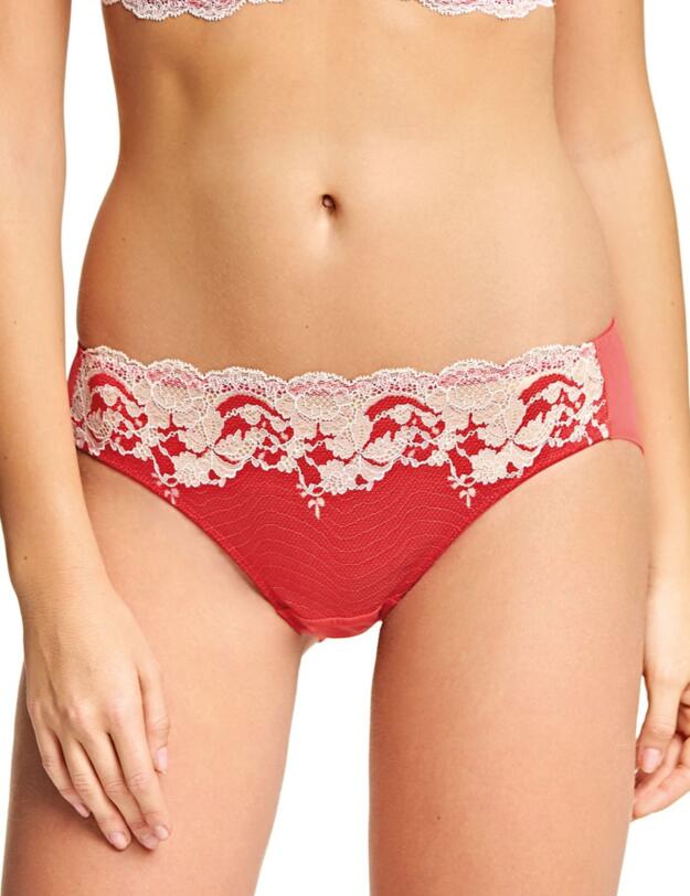 Wacoal Lace Affair Brief Tango Red/Silver Peony