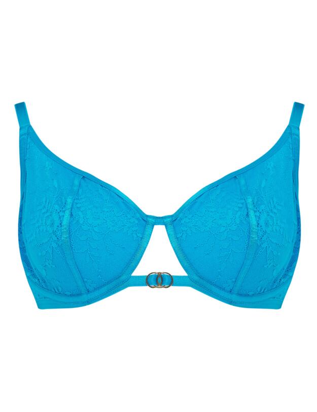 Pour Moi India Balcony Bra Aqua