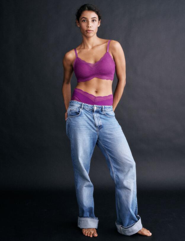 Triumph Lift Smart Padded Bra Purple