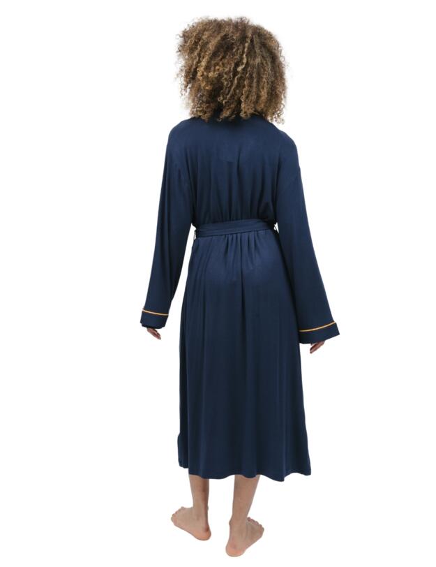 Cyberjammies Cosmo Long Dressing Gown Navy