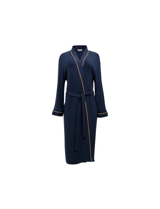 Cyberjammies Cosmo Long Dressing Gown Navy