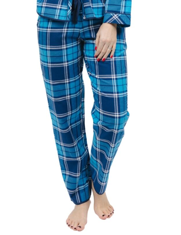Cyberjammies Bea Pyjama Bottoms Blue Check
