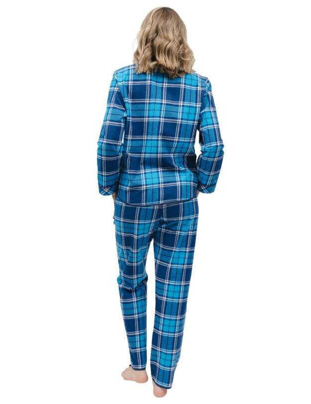 Cyberjammies Bea Pyjama Bottoms Blue Check