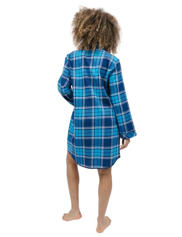 Cyberjammies Bea Nightdress Blue Check