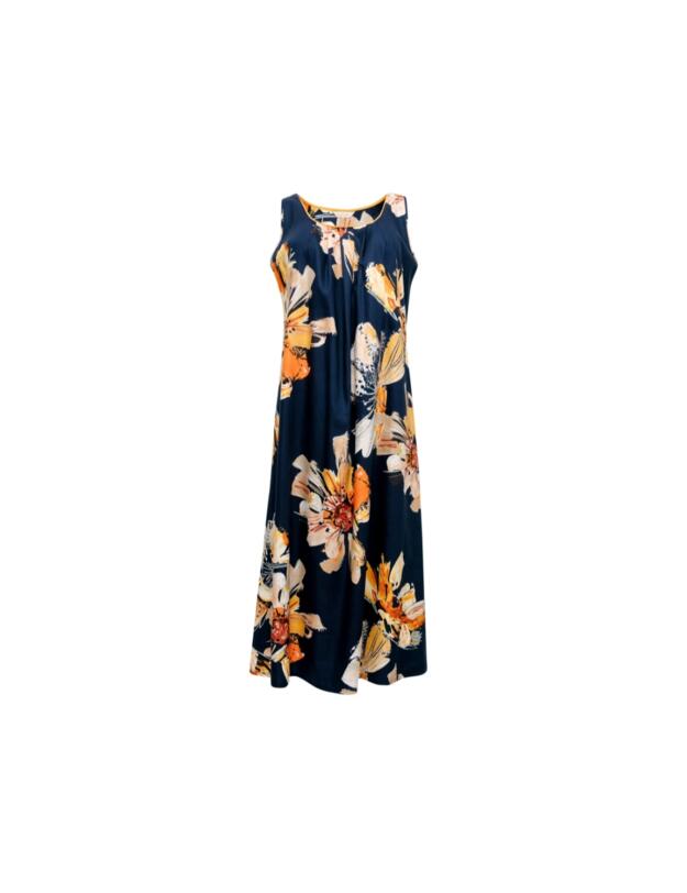 Cyberjammies Cosmo Nightdress Navy Floral Print