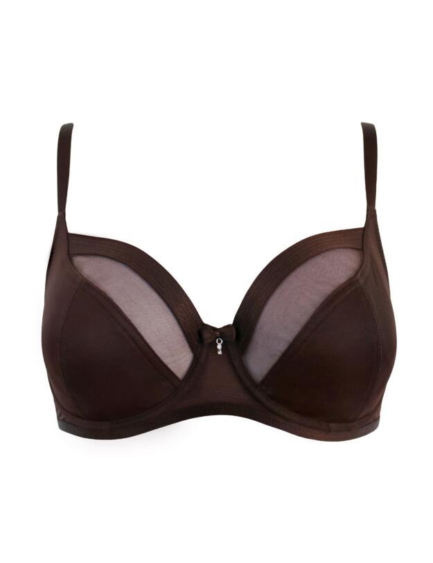 Pour Moi Viva Luxe Underwired Bra Chocolate 