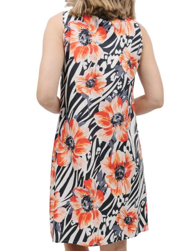 Cyberjammies Nicole Chemise Charcoal Animal Print Floral Print
