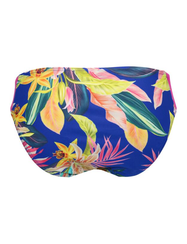 Pour Moi In The Mix Tab Bikini Brief Blue Tropical 