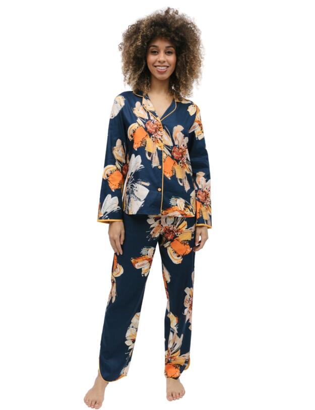 Cyberjammies Cosmo Pyjama Bottoms Navy Floral Print