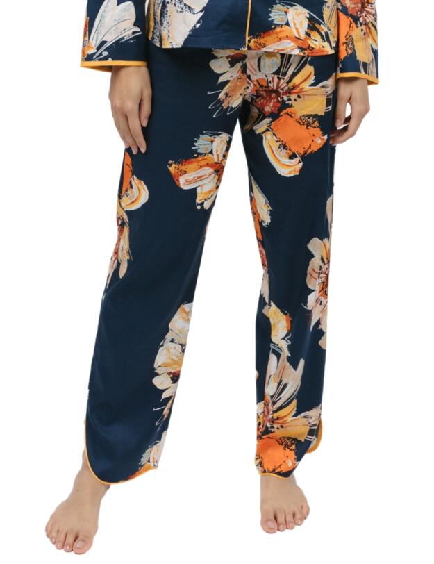 Cyberjammies Cosmo Pyjama Bottoms Navy Floral Print