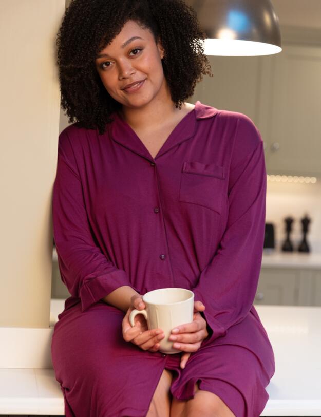Cyberjammies Carina Nightshirt Magenta 