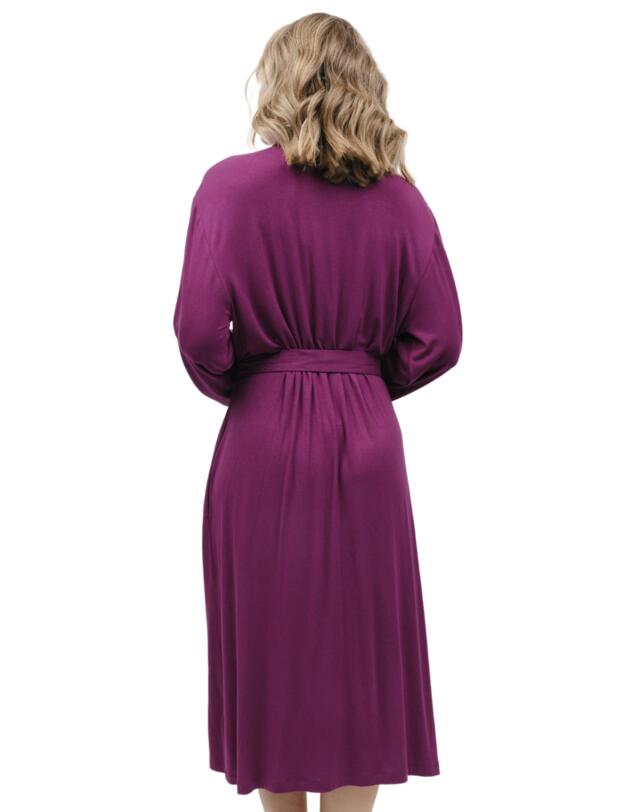Cyberjammies Carina Long Dressing Gown Magenta 