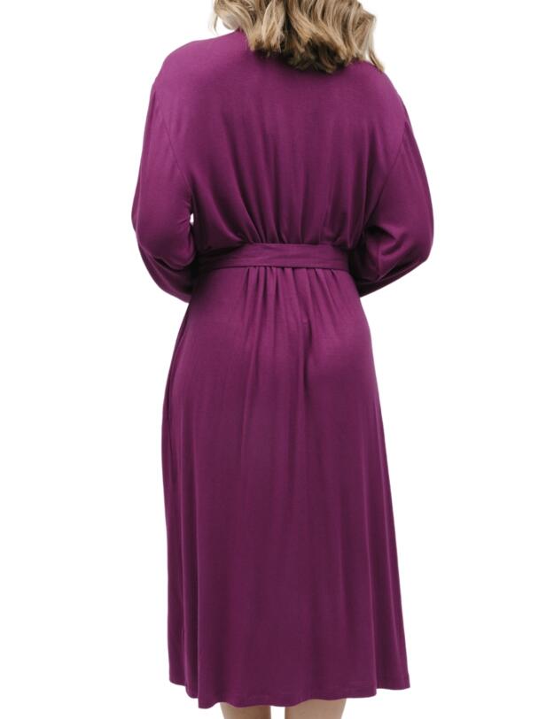 Cyberjammies Carina Long Dressing Gown Magenta 