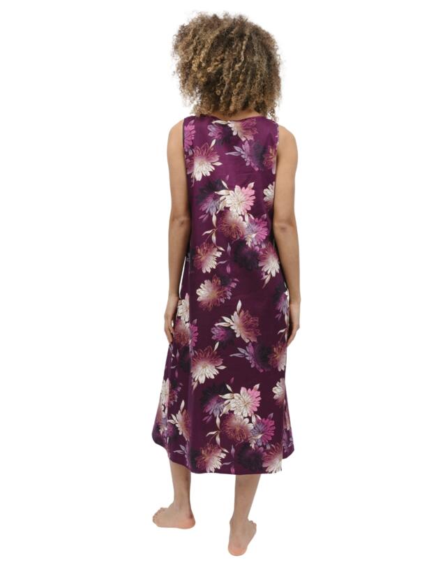 Cyberjammies Eve Nightdress Magenta Floral Top