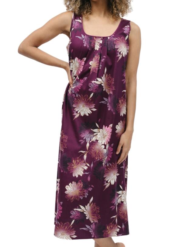 Cyberjammies Eve Nightdress Magenta Floral Top